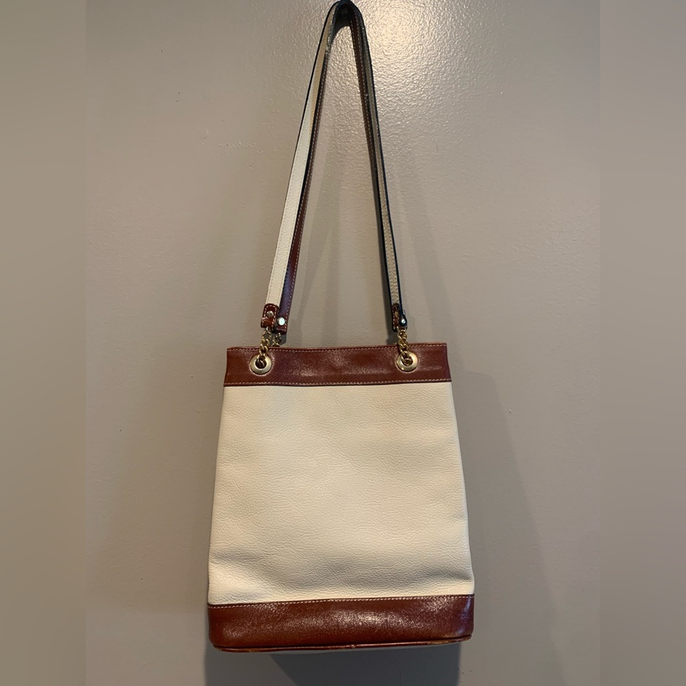 Vintage Bally shoulder Bag Gold Chain Accents - Picture 10 of 12